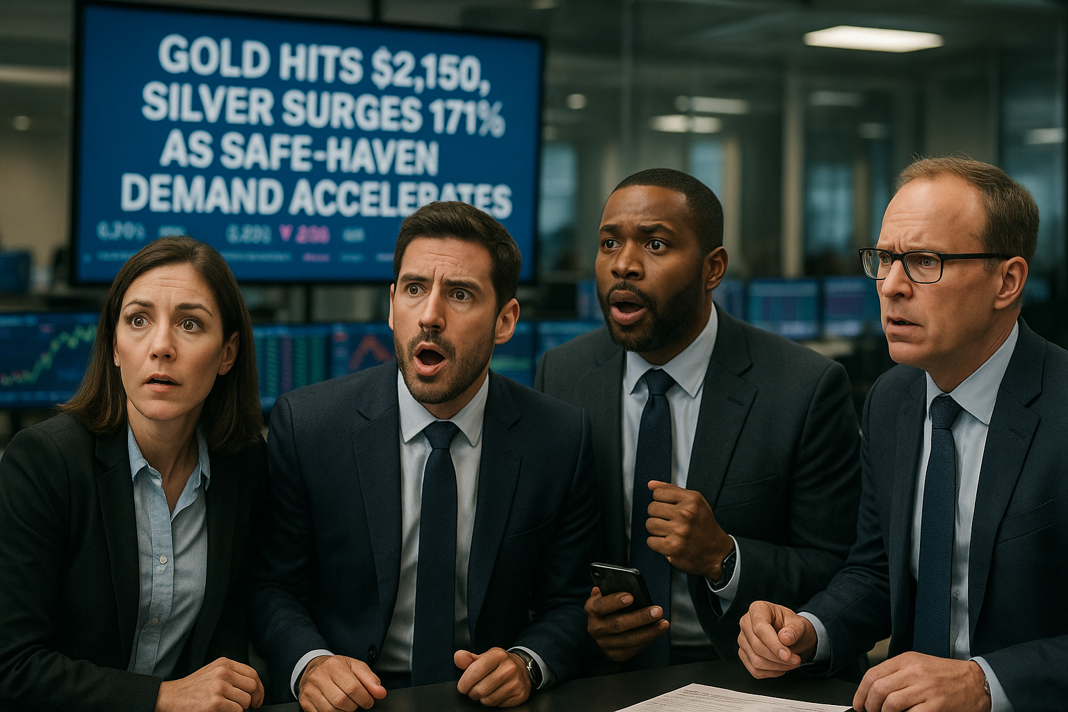 Gold Hits $5,150, Silver Surges 171% as Safe-Haven Demand Accelerates