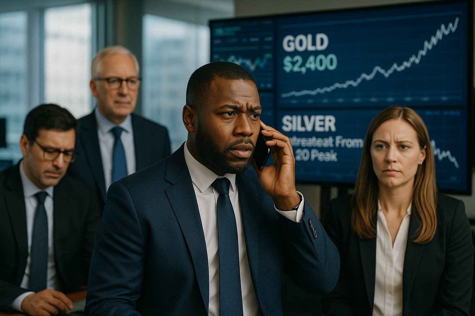 Gold Nears $5,000 as Silver Retreats From $120 Peak