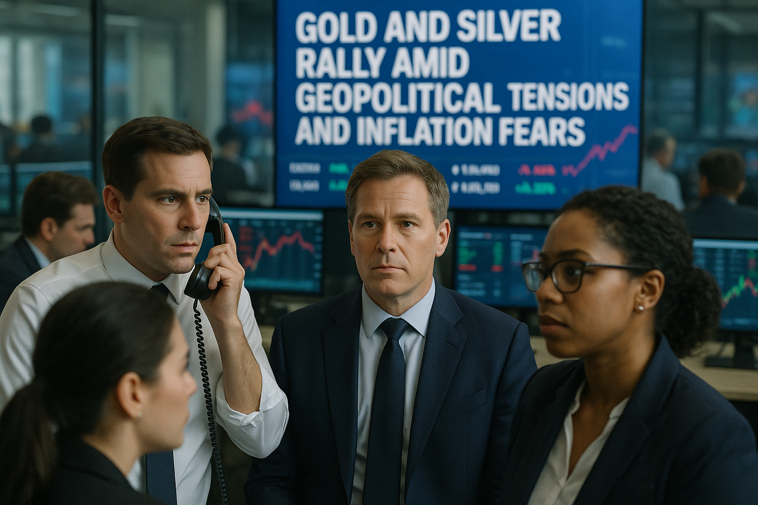Gold and Silver Rally Amid Geopolitical Tensions and Inflation Fears